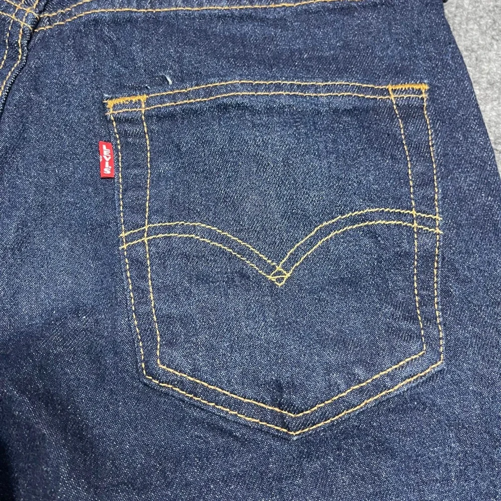 Levis 501 Denim Short Jeans Mens Size 30 Original Fit Indigo Blue Button Fly NEW